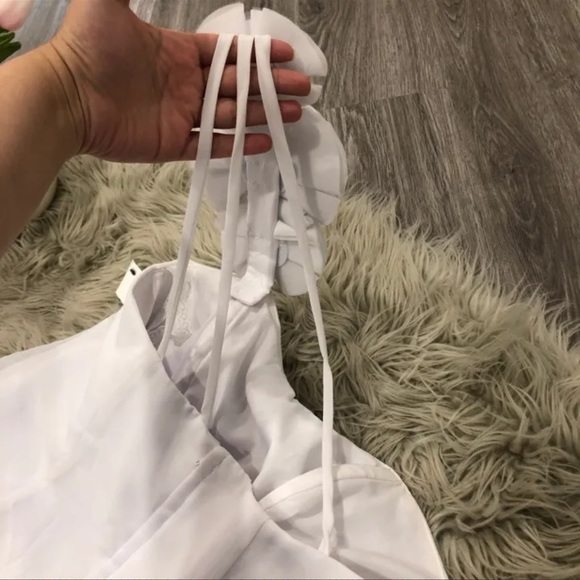 NWT Y2K | Bridal Beach One Shoulder Dress - Picture 4 of 6